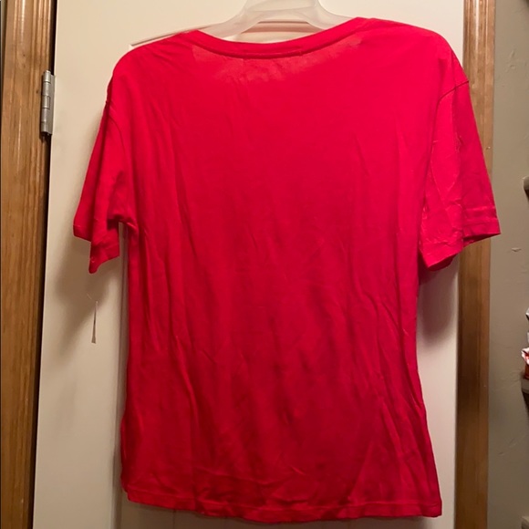 Red Mickey Mouse vneck tshirt, new. - Picture 3 of 3